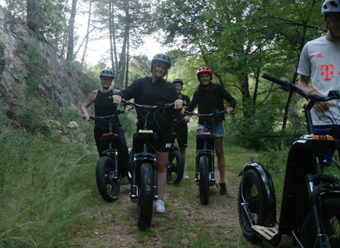 Insolite Ride : randonnée en trottinette électrique tout terrain - Val de  Ligne - Largentière Sud Ardèche